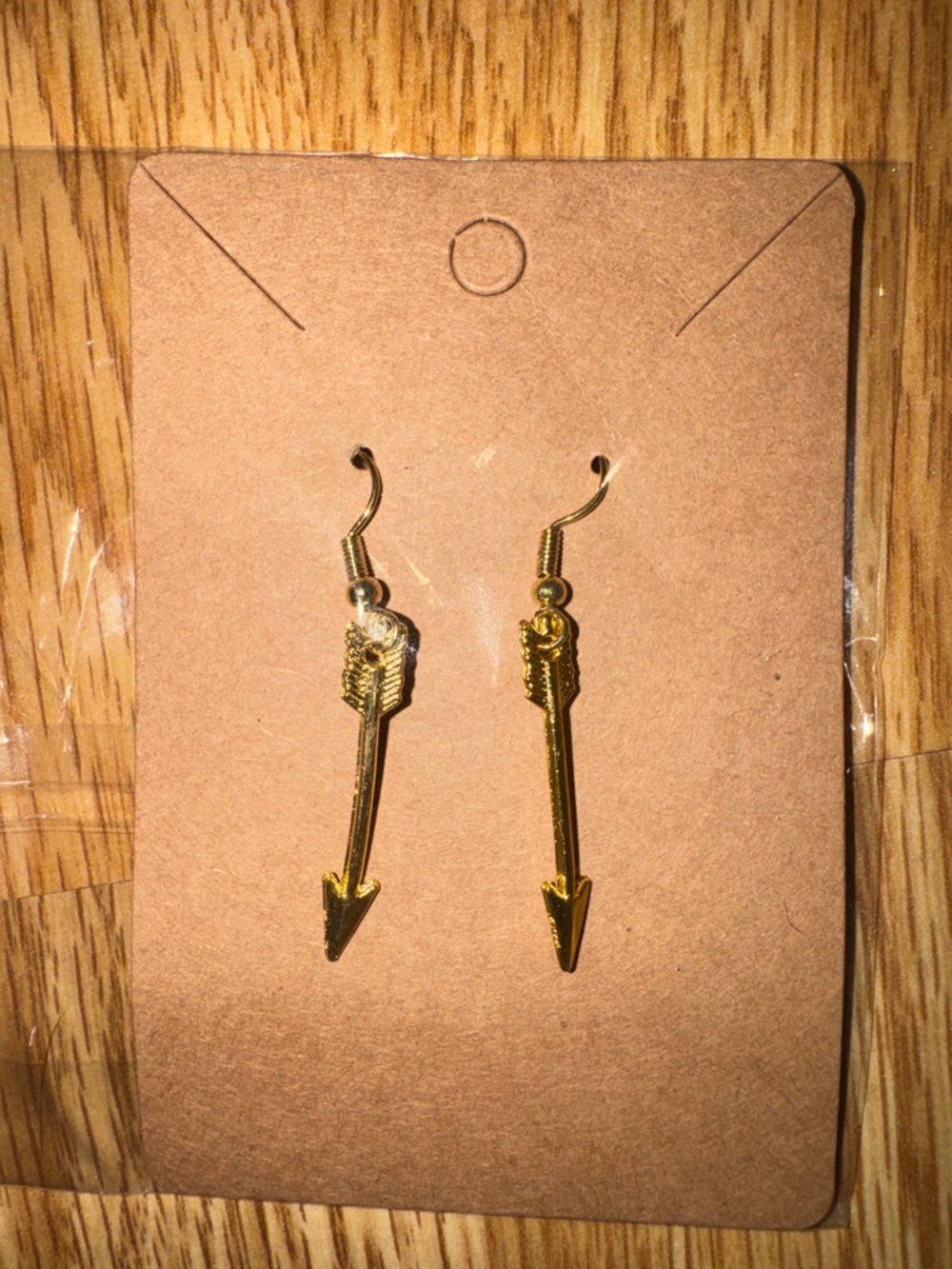 Gold Arrow Drop Earrings - Women Accessories
